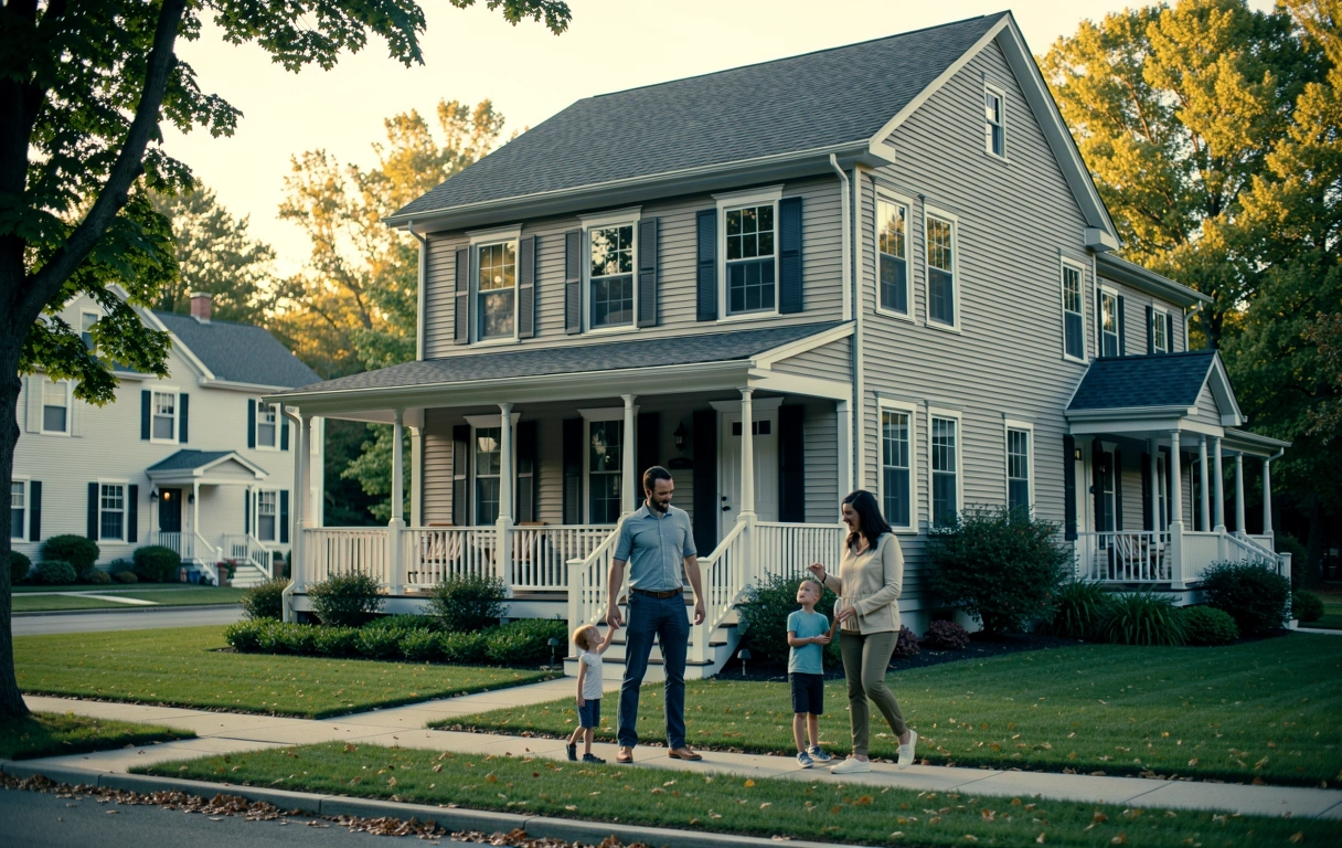 Hudson Valley residential landscape